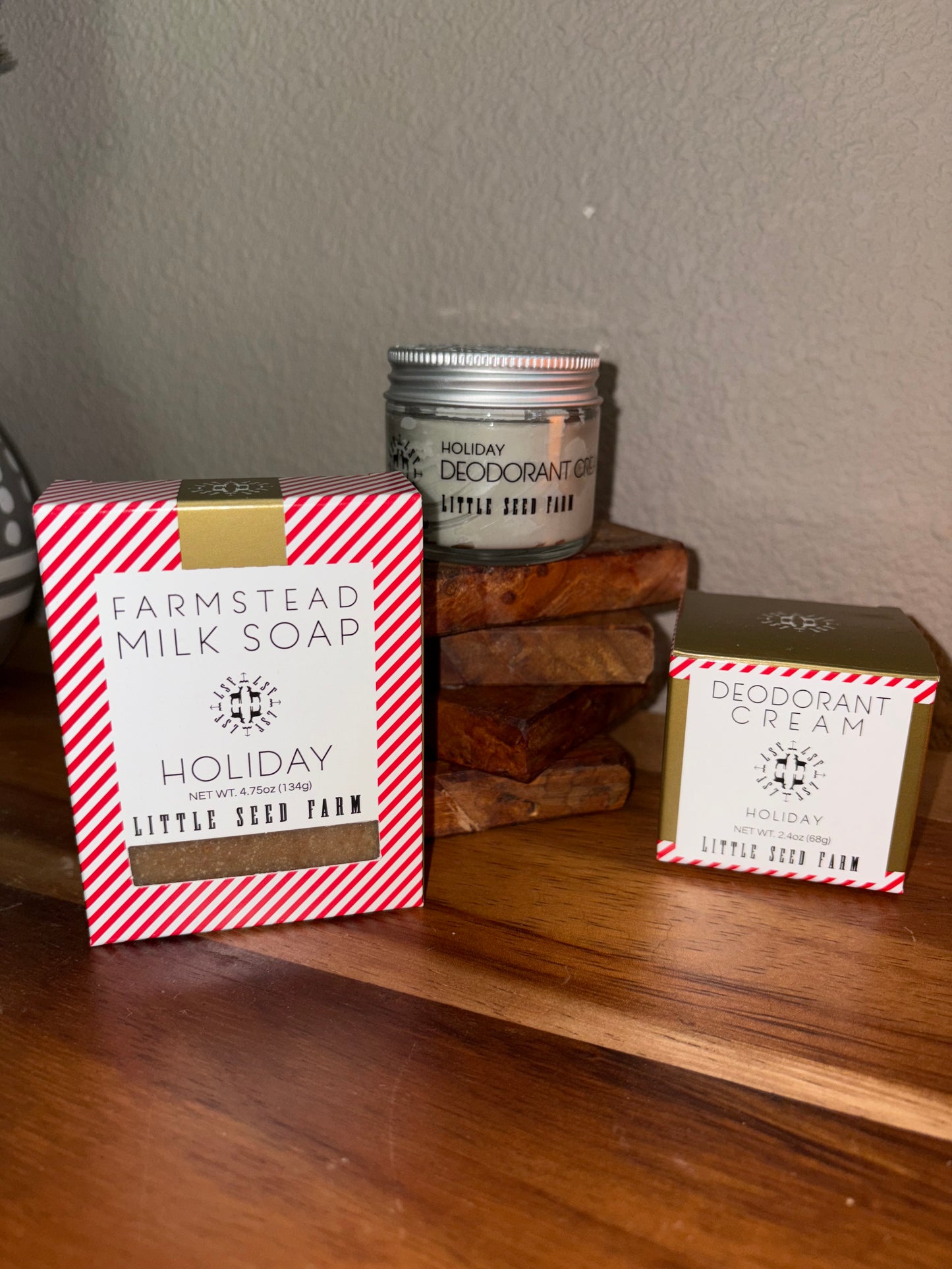 Holiday goat milk soap