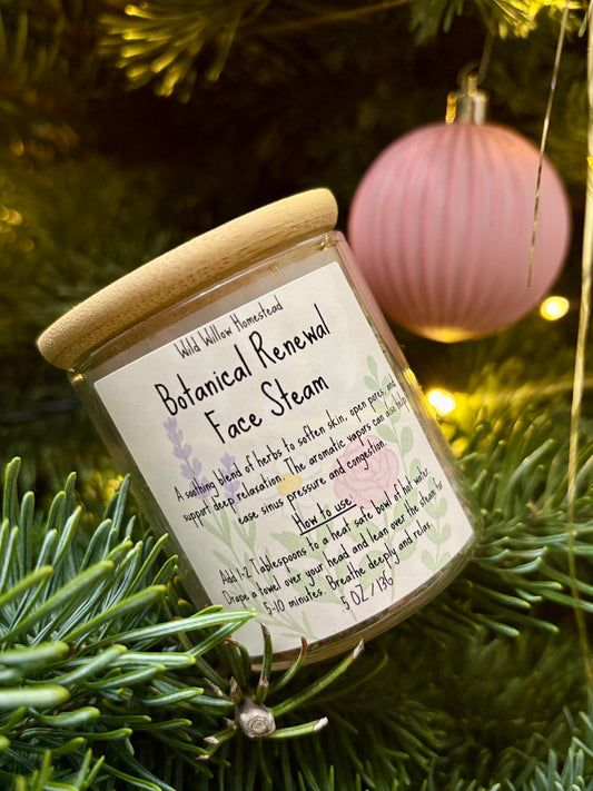 Botanical renewal face steam