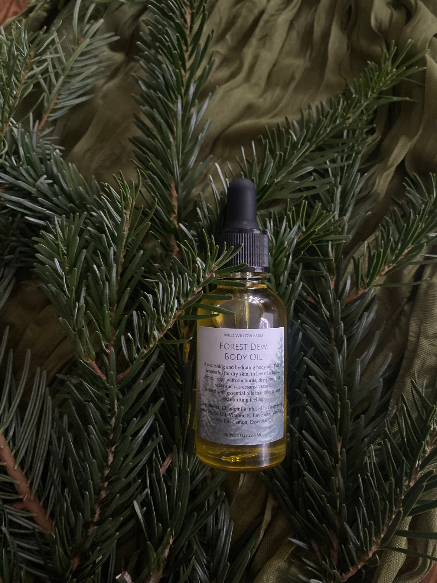 Forest Dew herbal body oil